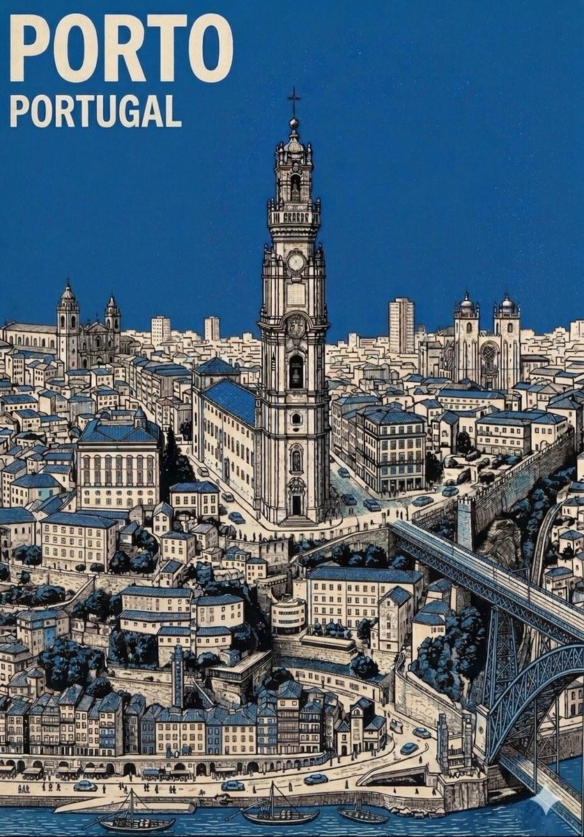 Bird isometric poster city