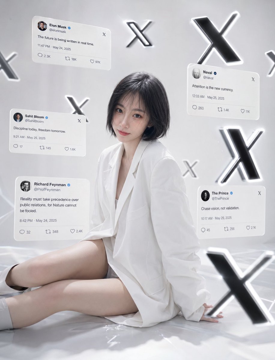 Portrait 3D minimalist future dreamy