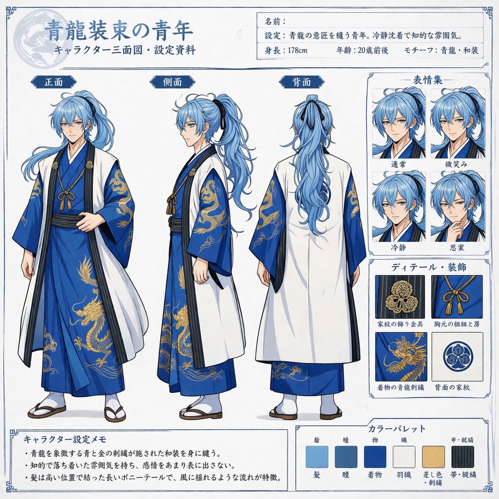 Dragon Anime Cool Tone