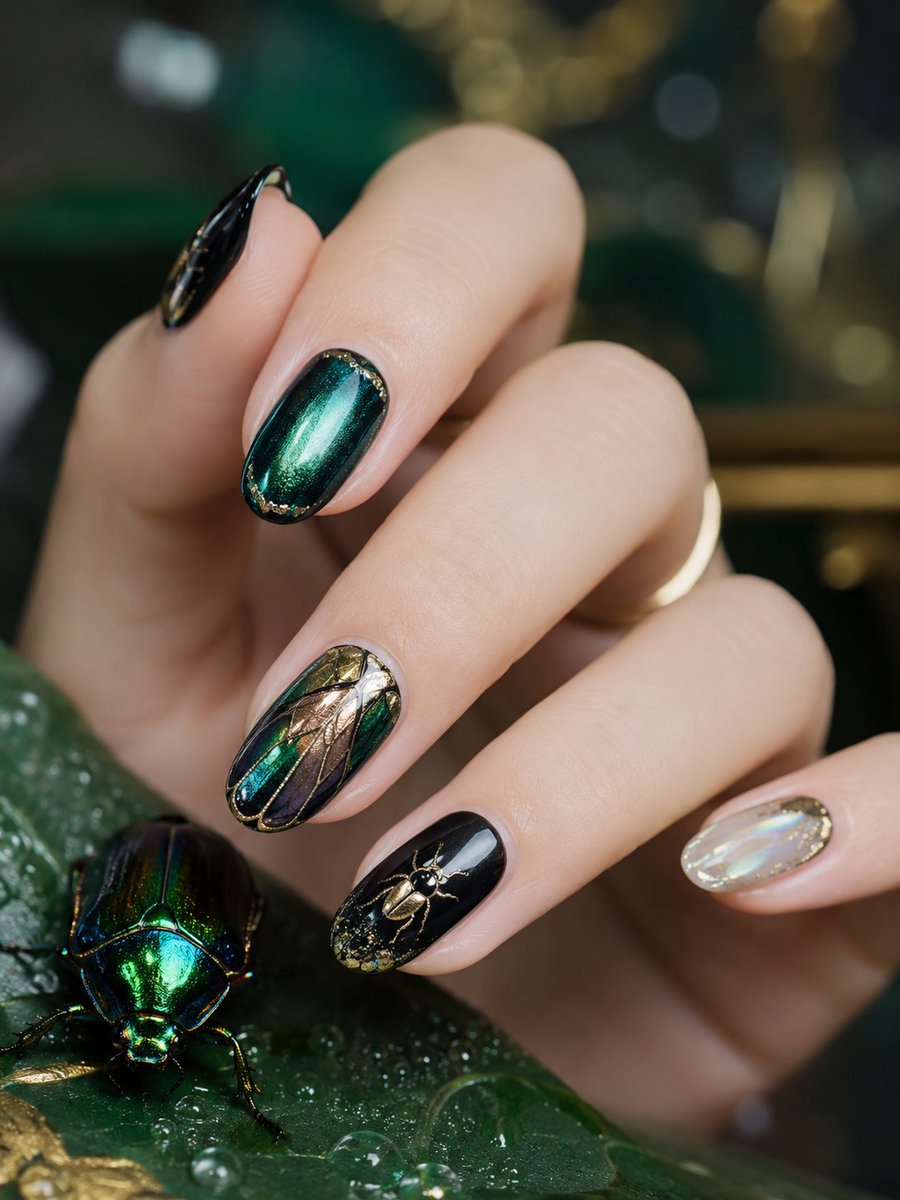 Female realistic hand-drawn elegant