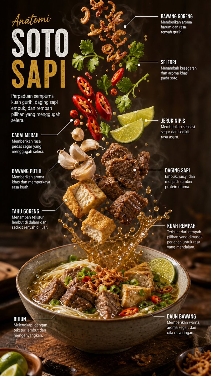 Editorial-grade food infographic poster