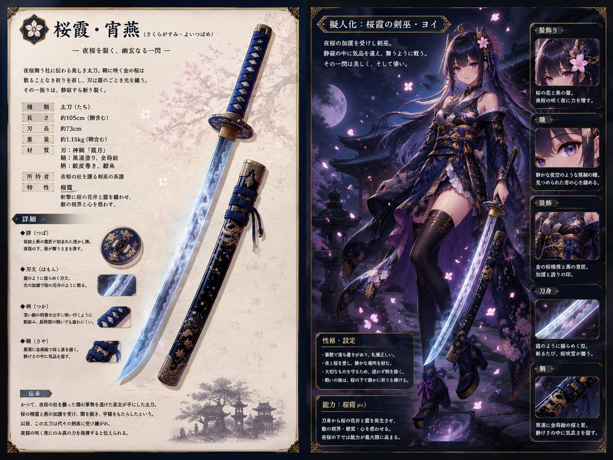 Samurai anime realistic cherry blossoms dark elegant