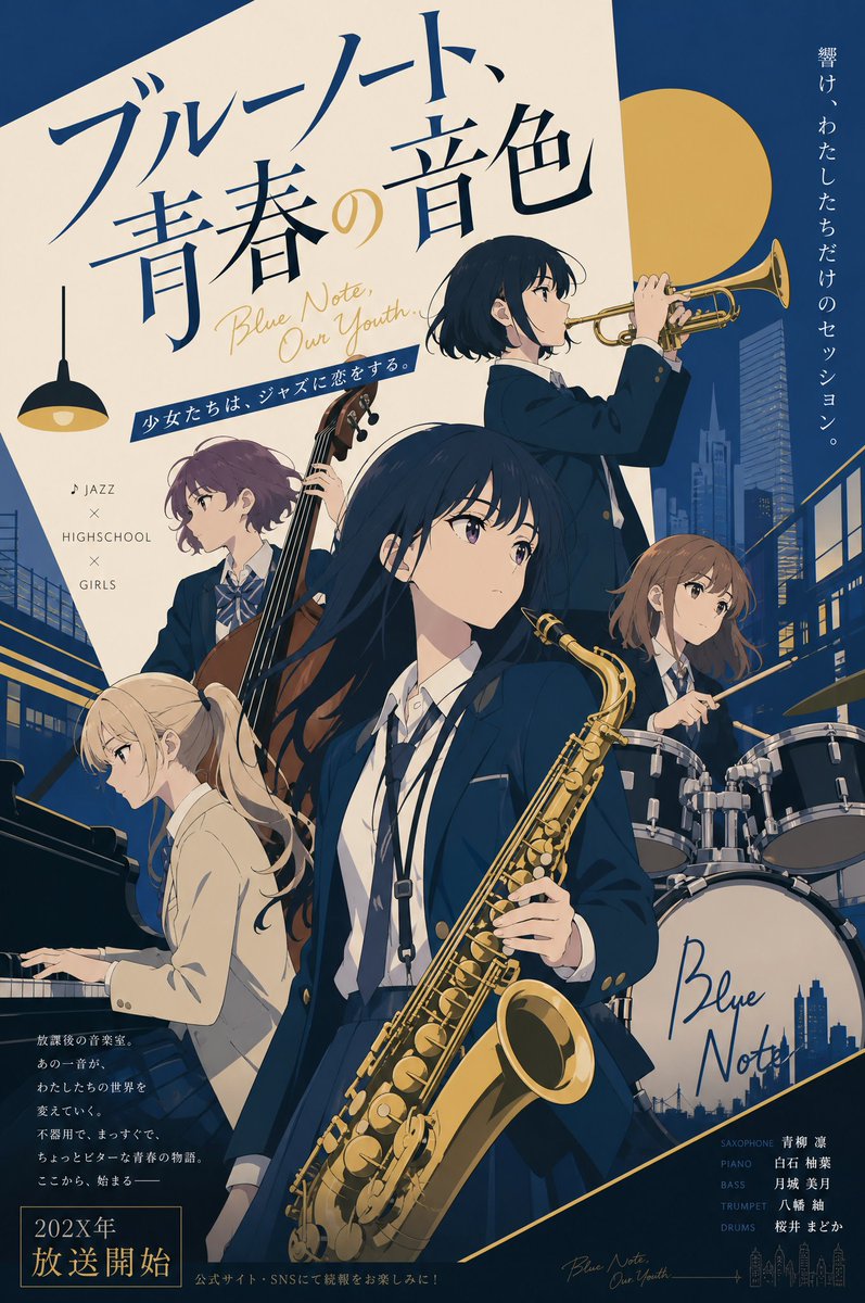 Character anime poster