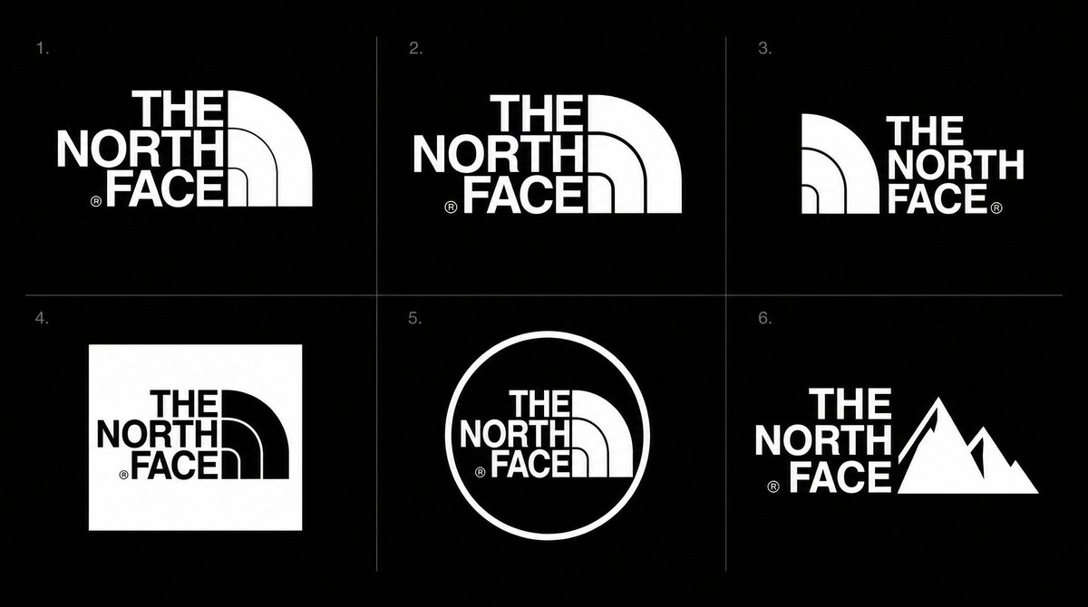 Logo variations grid