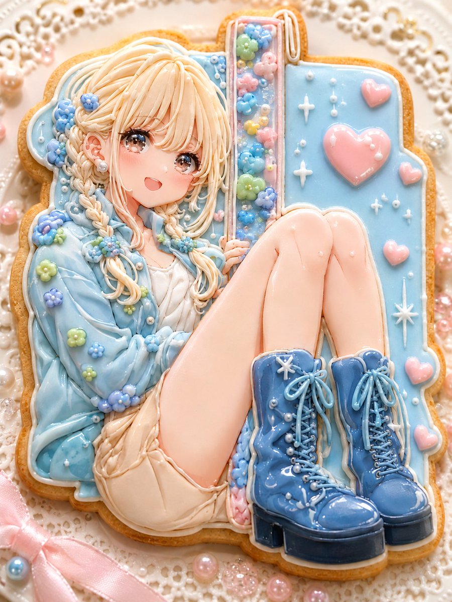 Girl, 3D anime, cute