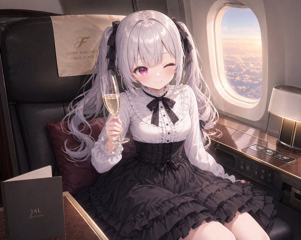 JAL first class cabin interior design