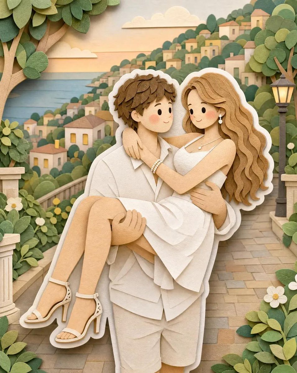 Character illustration minimalist warm garden cute.