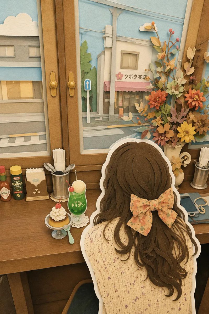 Dragon 3D Illustration Retro Café Cute