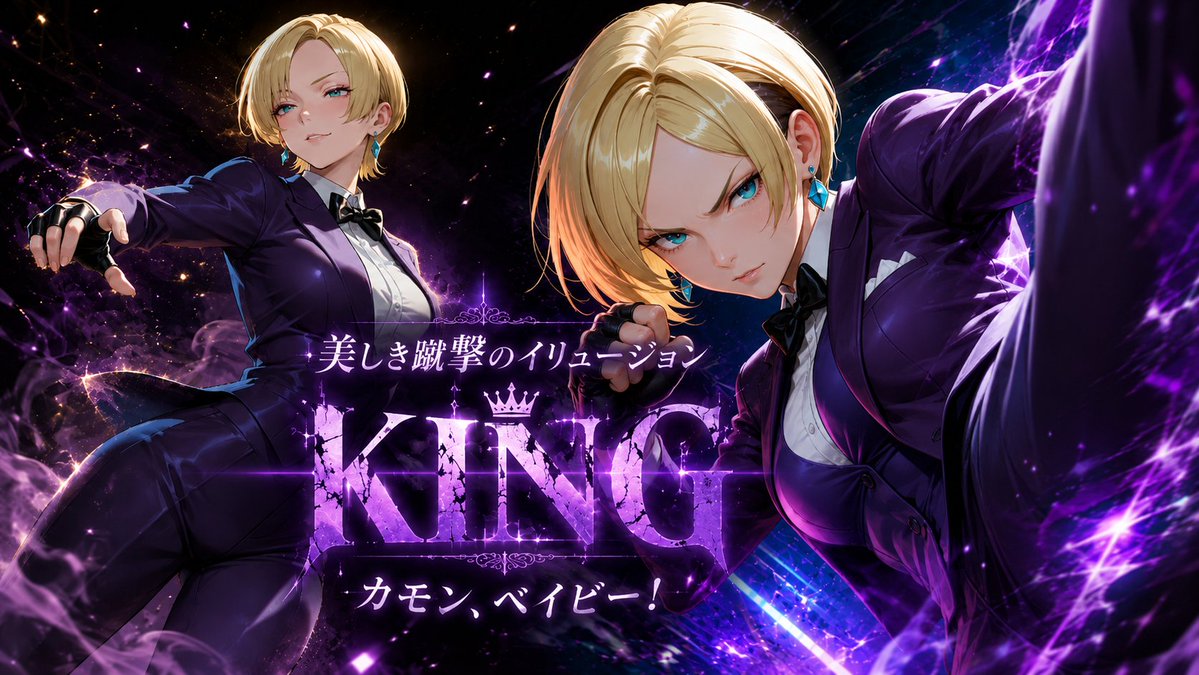 High-end cosmic street female anime poster