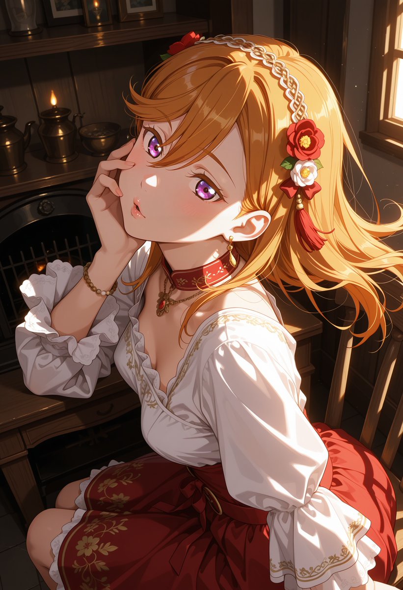 Portrait anime indoor mountain elegant