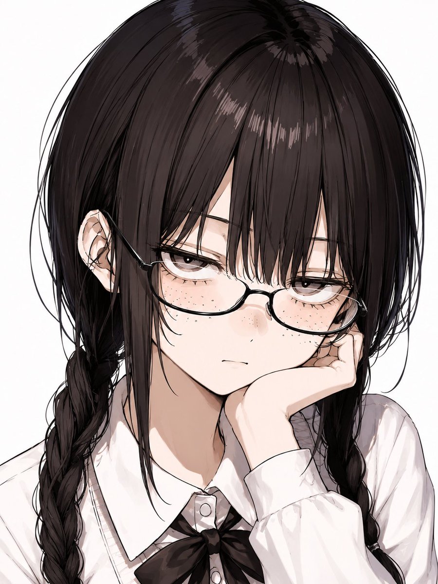 Girl anime illustration
