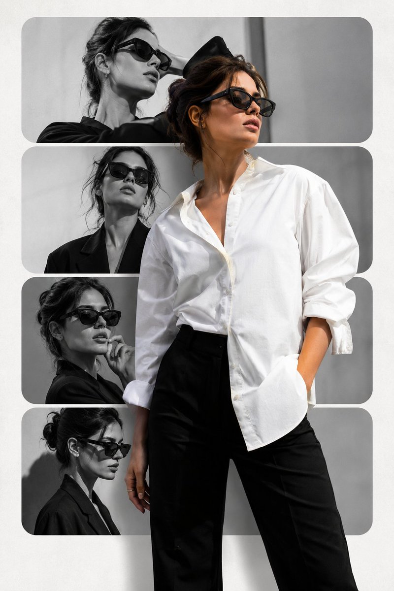 Portrait cinematic minimalist high-end