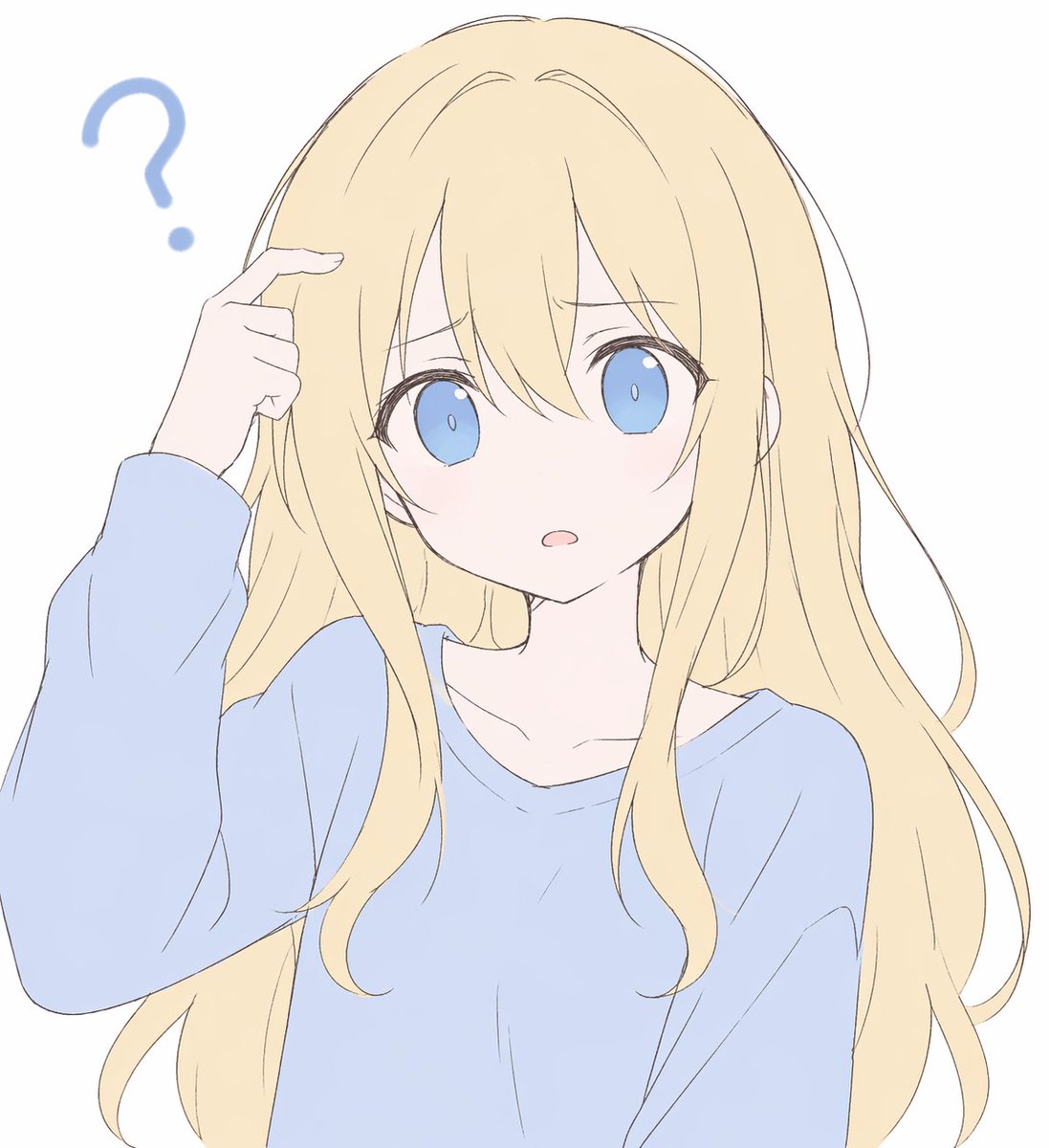 Portrait anime minimalist cute