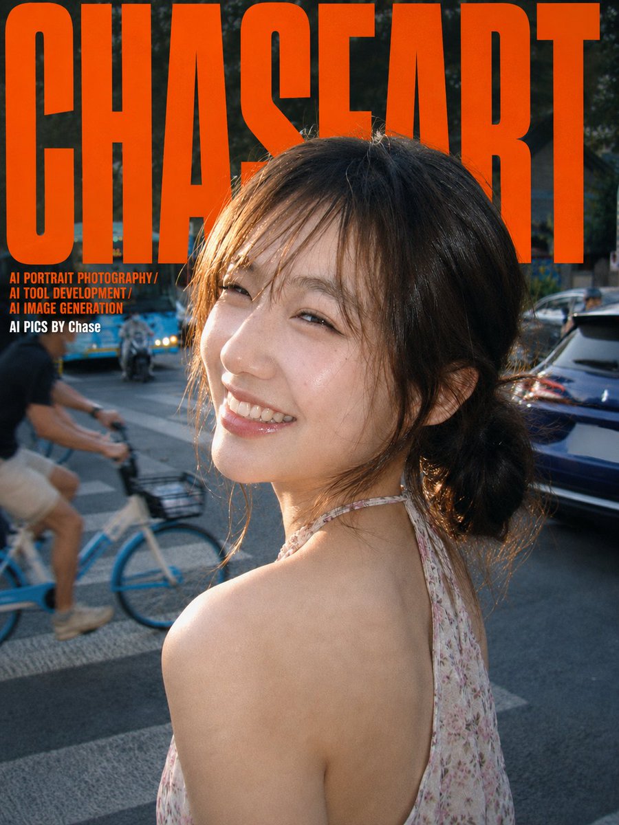 Girl film realistic street urban elegant