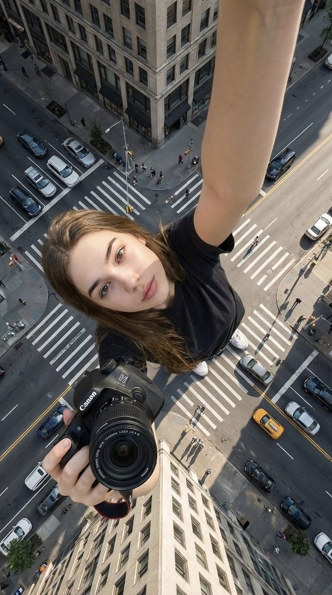 Woman cinematic realistic city