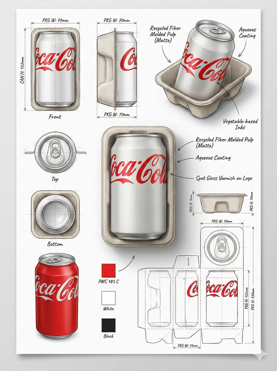 Industrial packaging design showcase