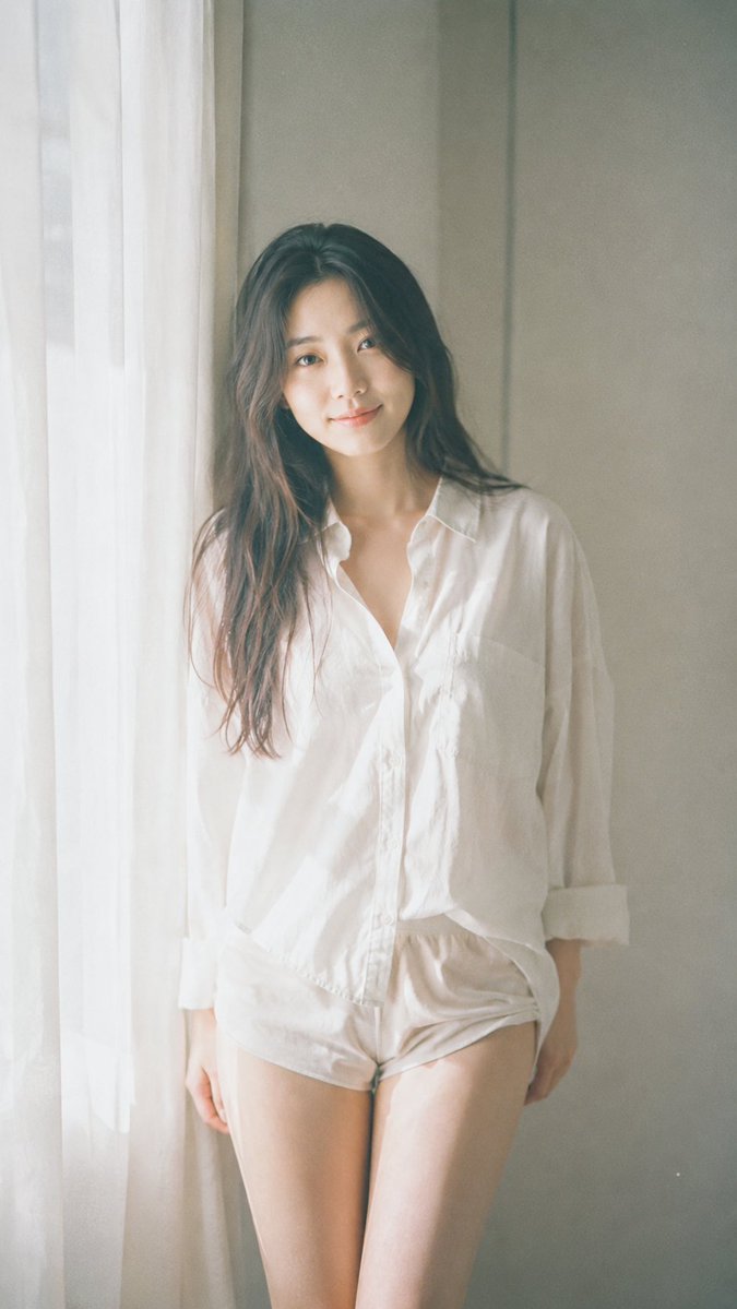 Female, minimalist, film, indoor, dreamy