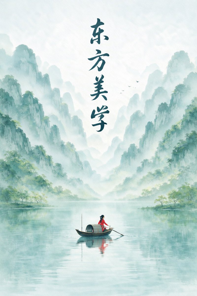 Minimalist Chinese Ink Mist Painting