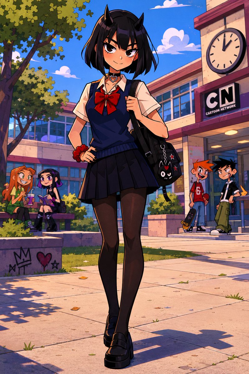 Character anime illustration warm cute.