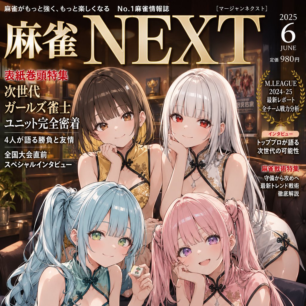 Shoujo anime cover, warm and cute.
