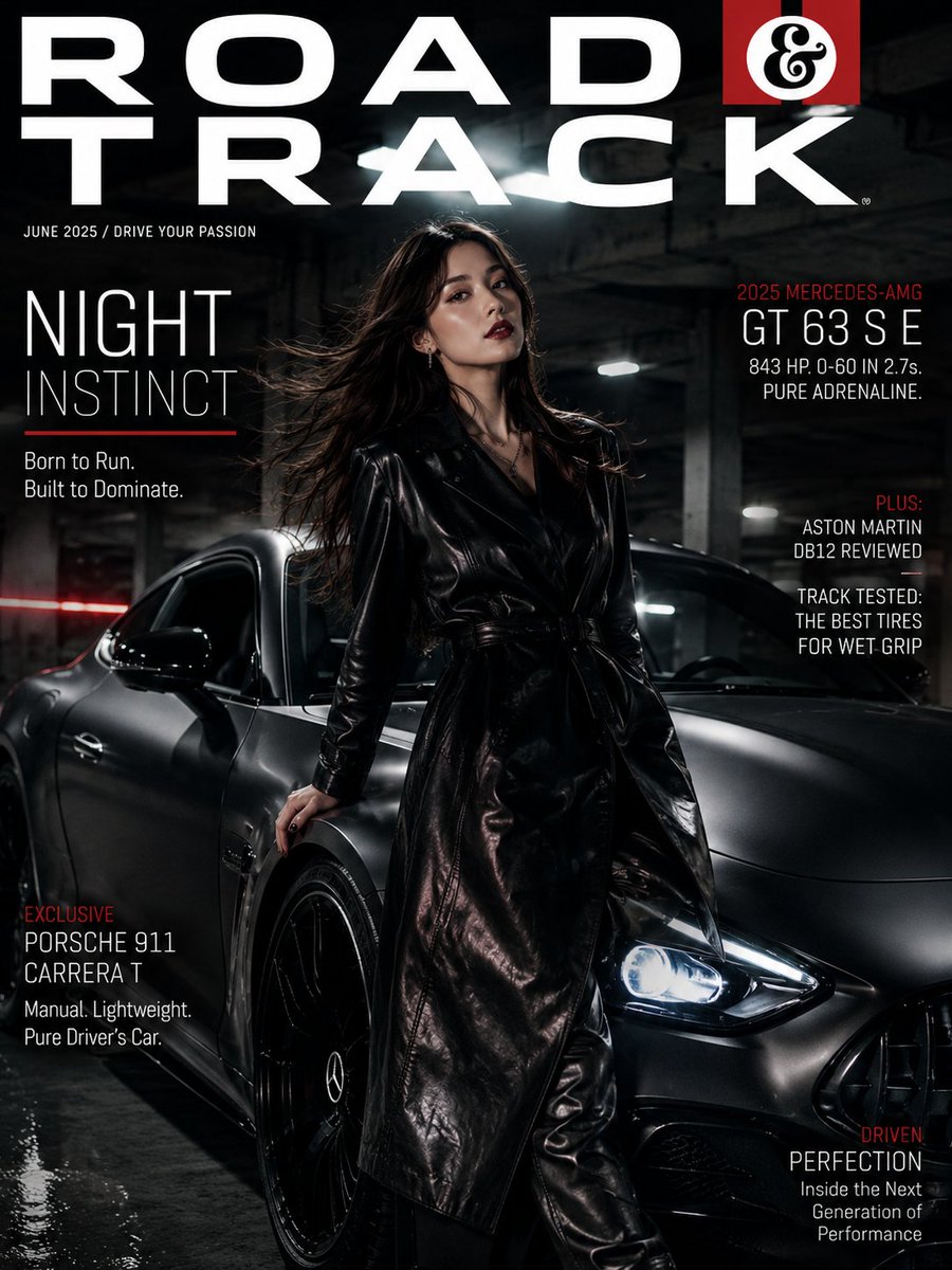 Female cover typography, neon atmosphere.