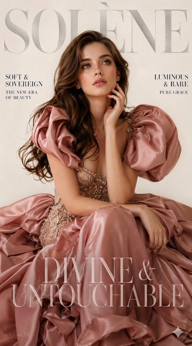 Female cover typography dreamy elegant
