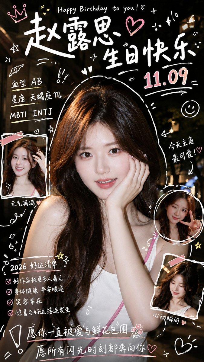 Personalized birthday support poster