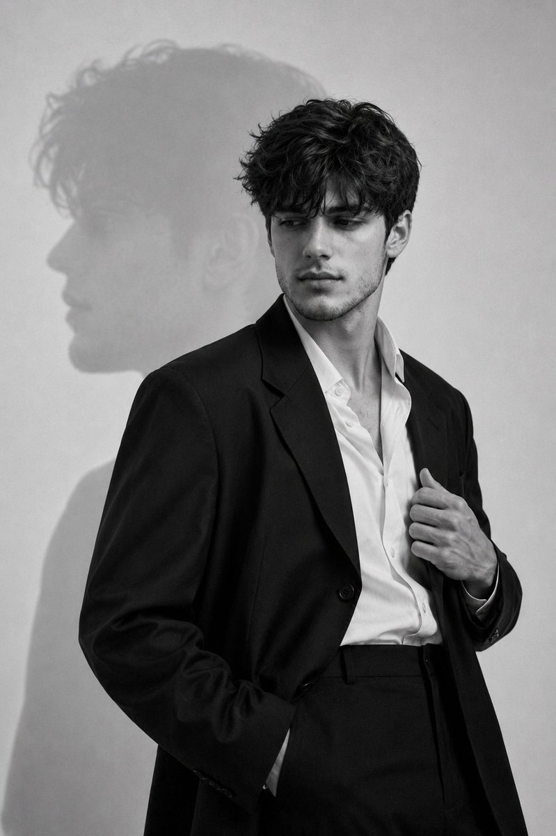 Portrait minimalist film cool tone