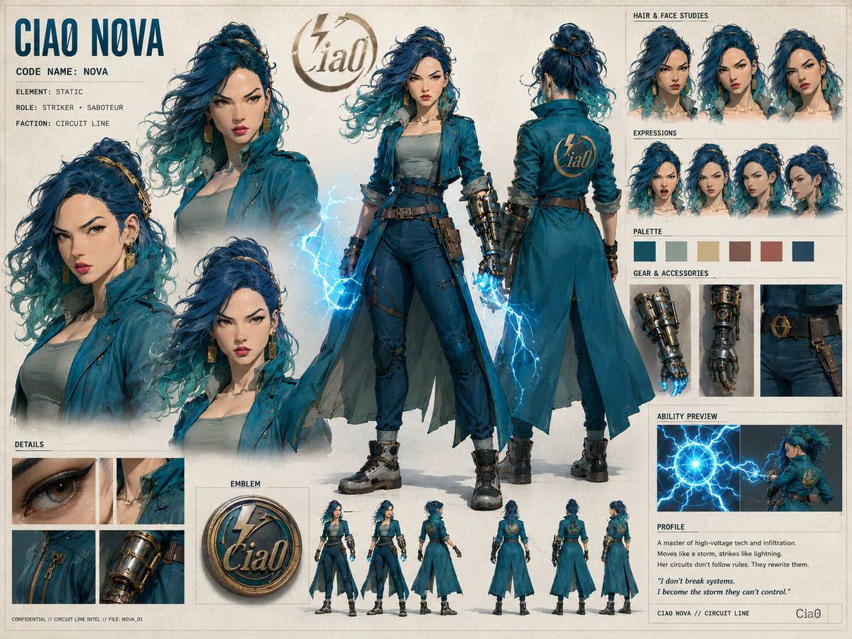 Character cyber realistic cyberpunk high-end