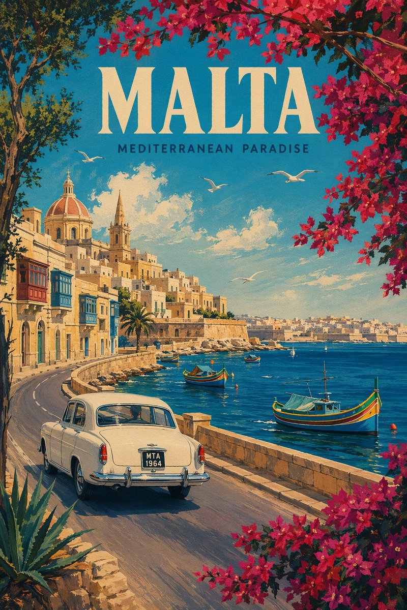 Architectural illustration poster retro urban elegance