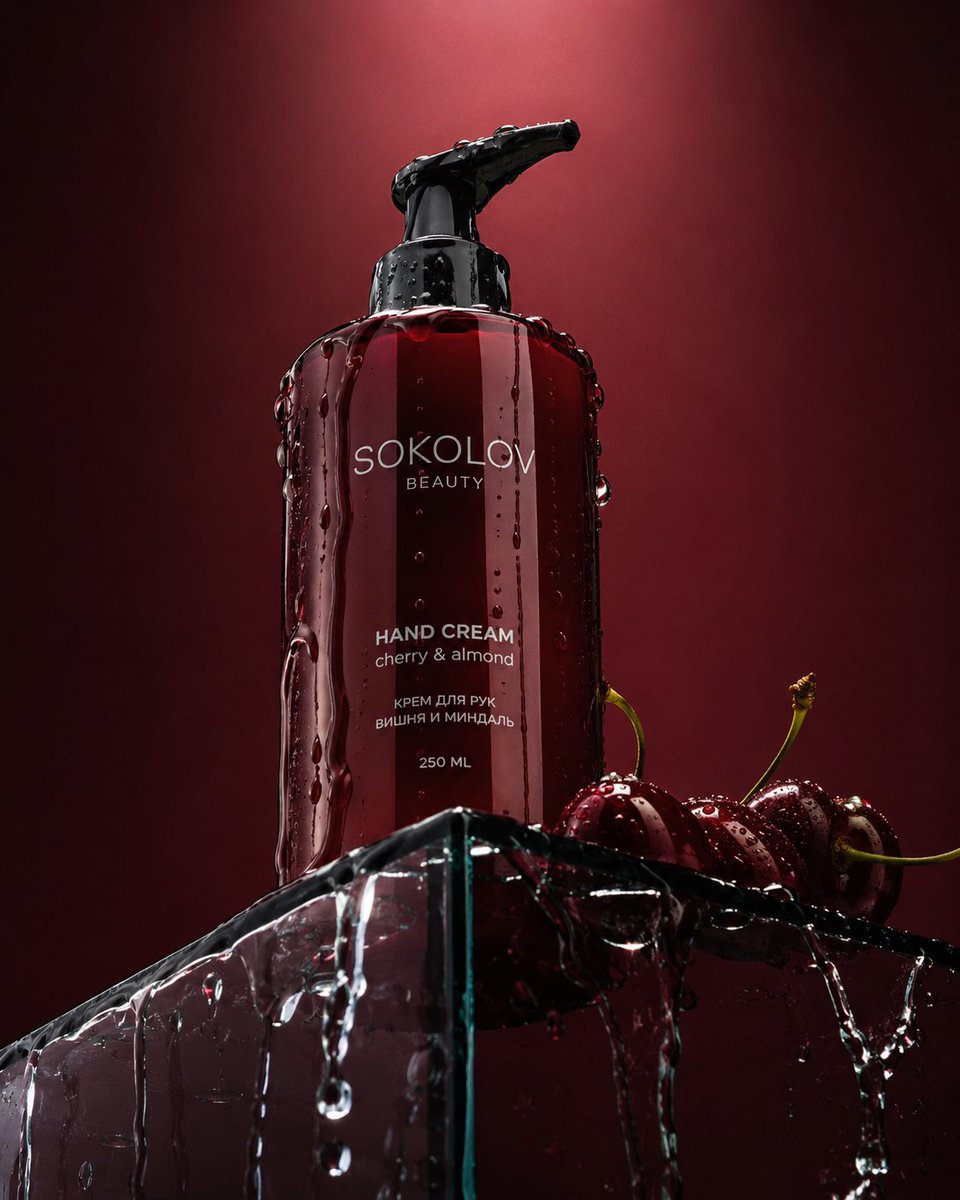 Highly dynamic low-angle beauty product photography