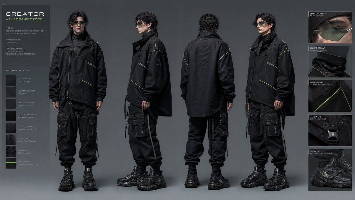 Character, minimalist, street, futuristic