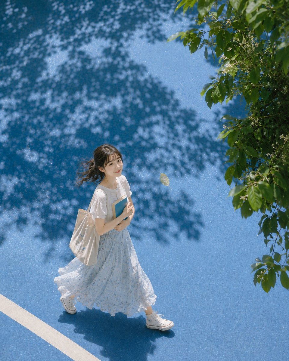 Female realistic outdoor cute