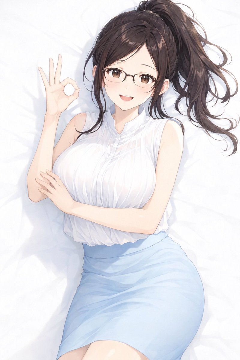 Warm and gentle portrait anime illustration