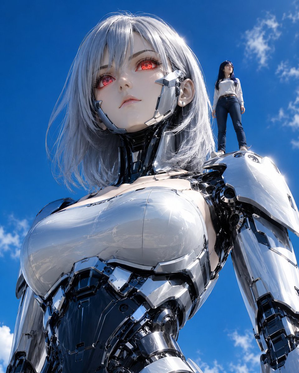 Robot cinematic anime future