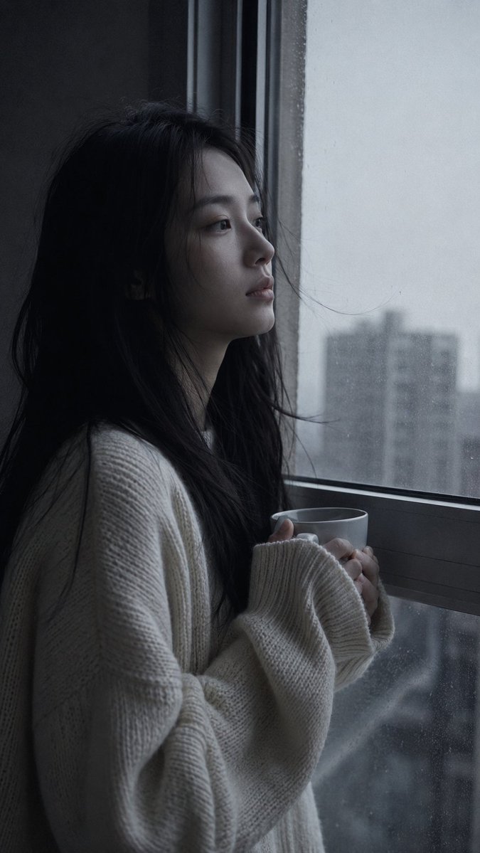 Portrait film anime night scene