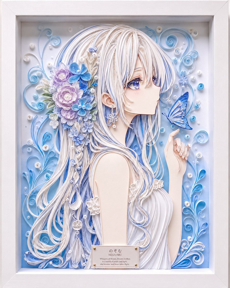 Girl, anime, realistic, elegant