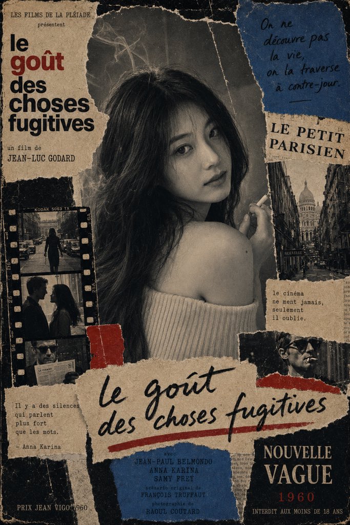 Portrait, cinematic feel, poster, retro atmosphere