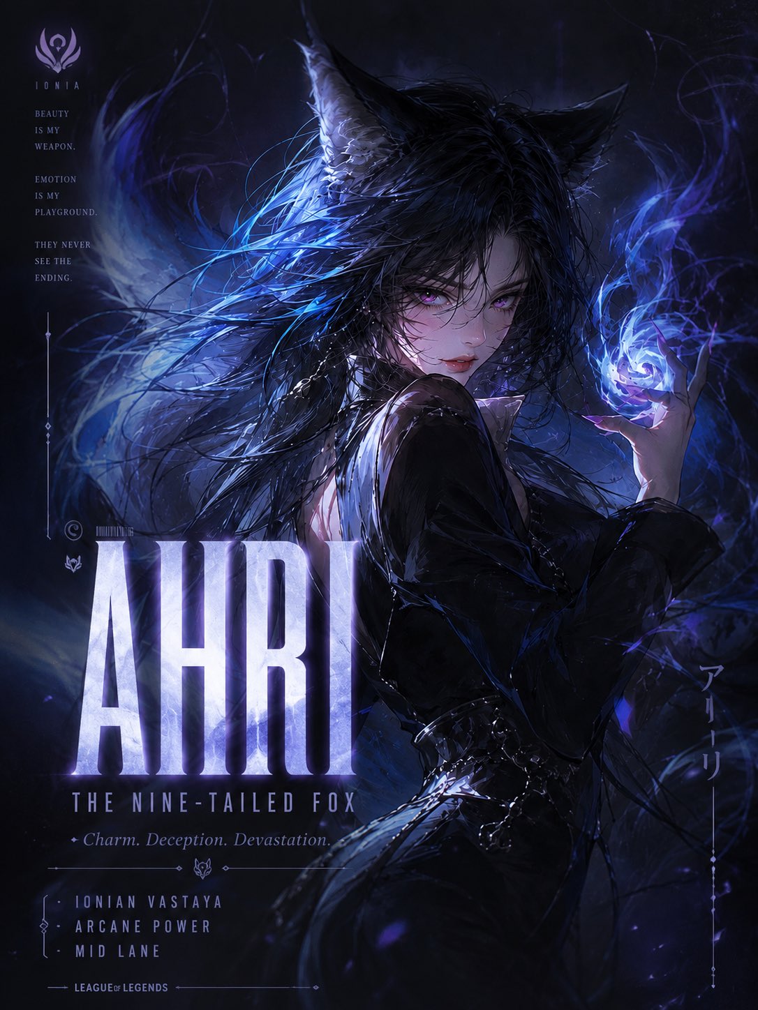 Character poster cinematic dark universe high-end