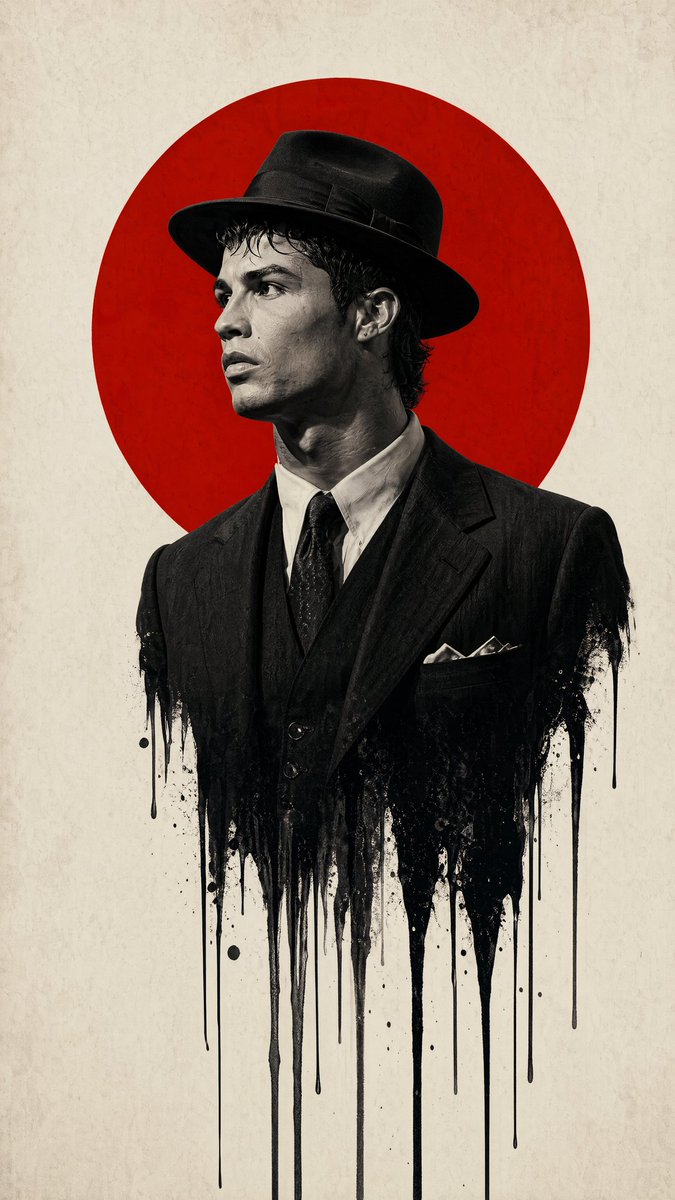 Minimalist film noir poster