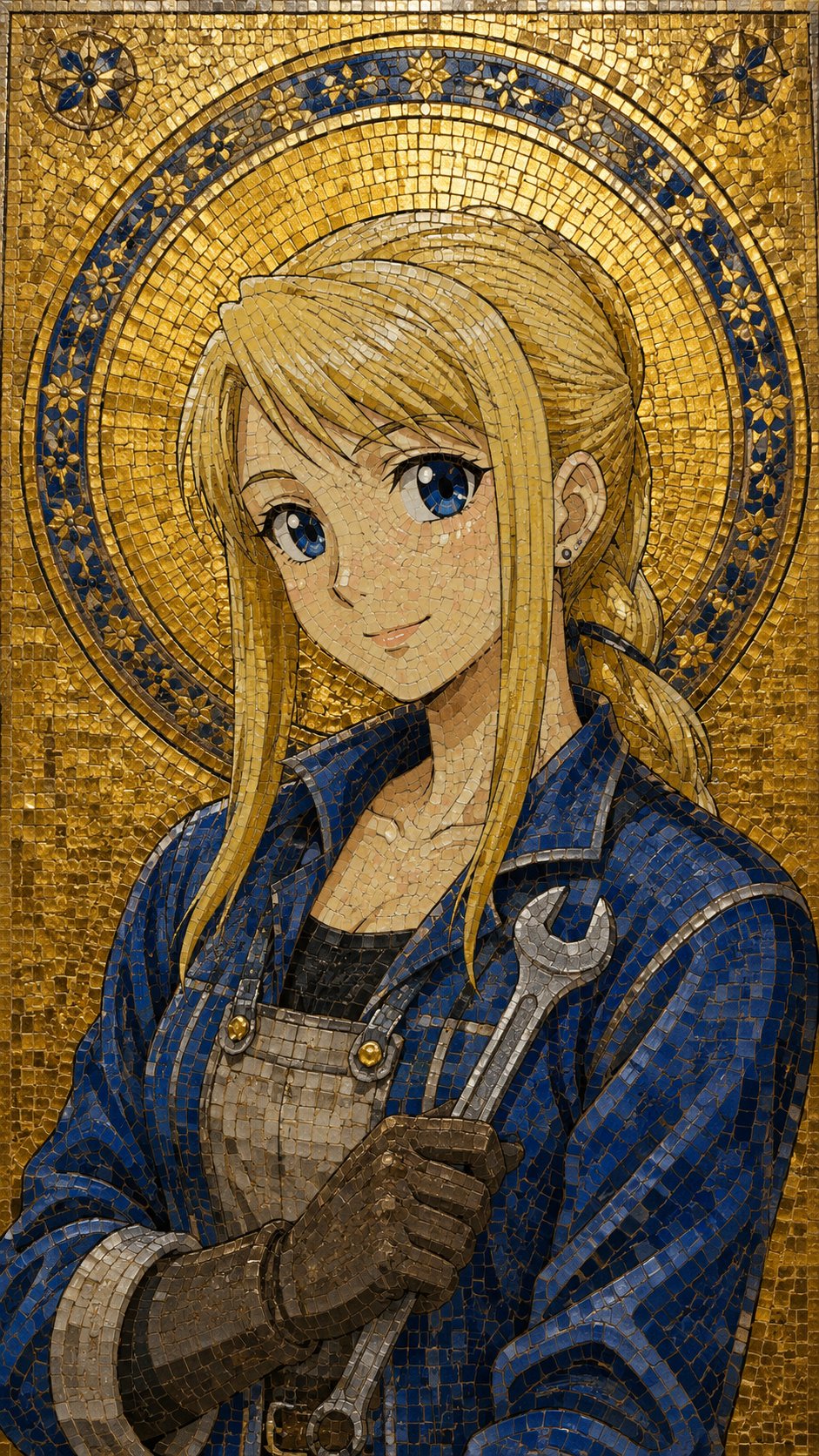 Portrait pixel anime