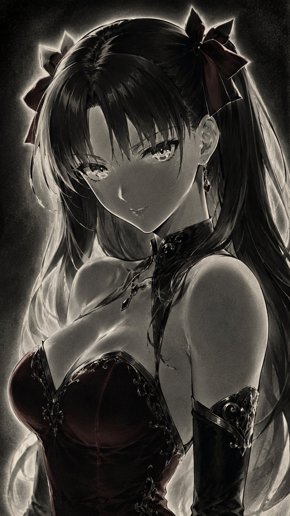 Fate portrait anime cool tone