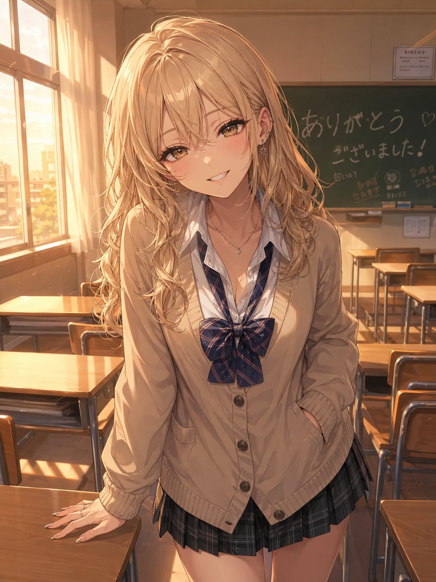 Portrait Anime Illustration Warm and Elegant