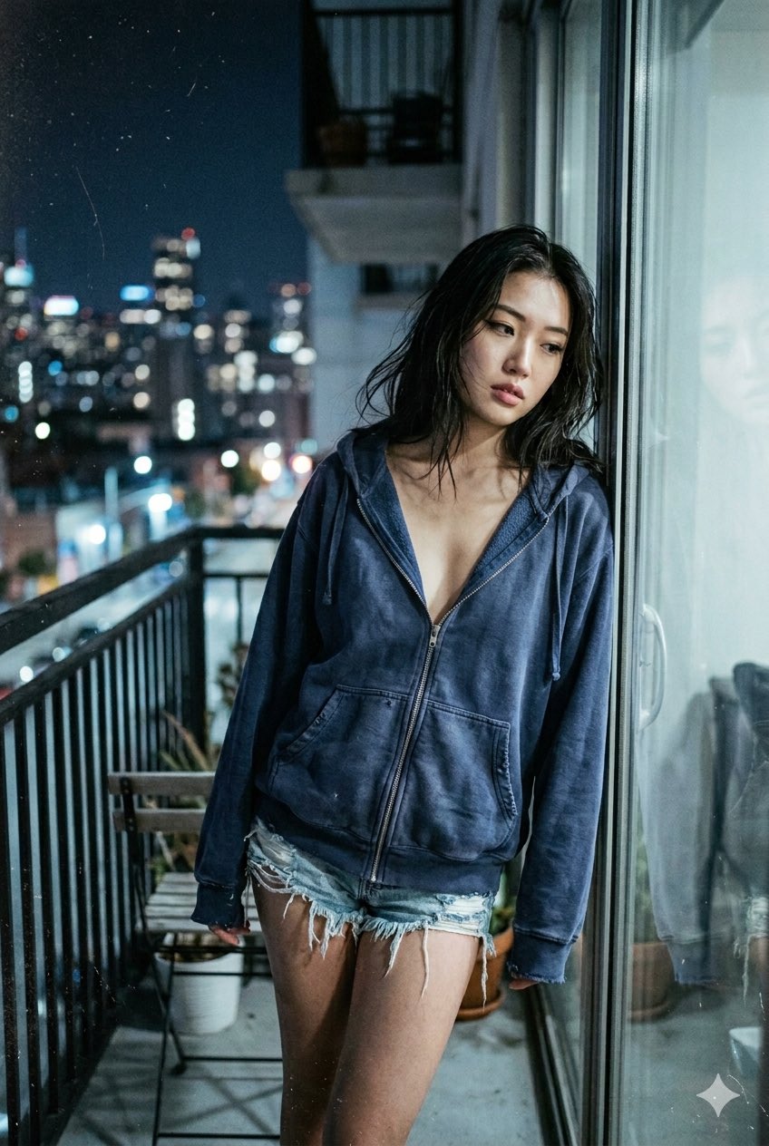 Woman, cinematic film aesthetic, night scene, dreamy atmosphere