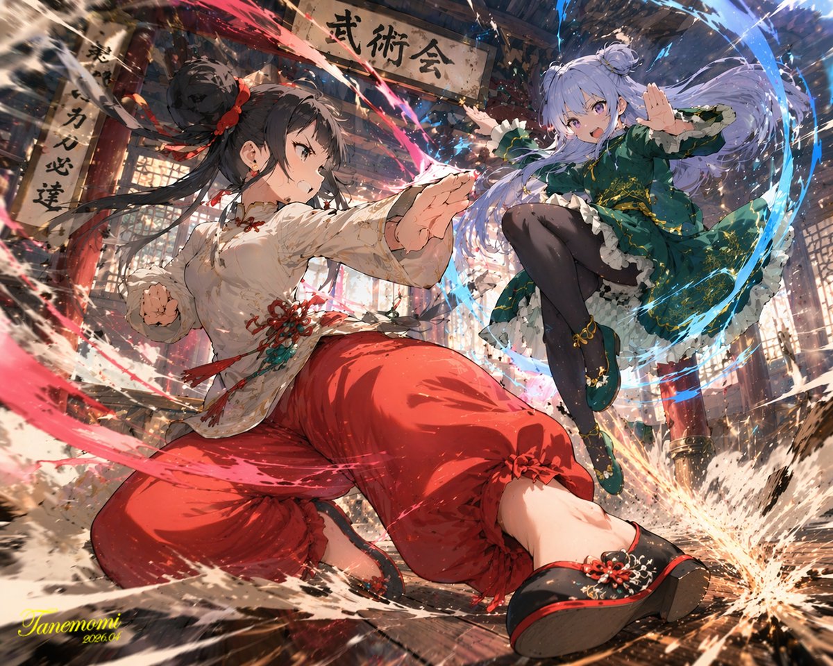 Elegant girl anime illustration