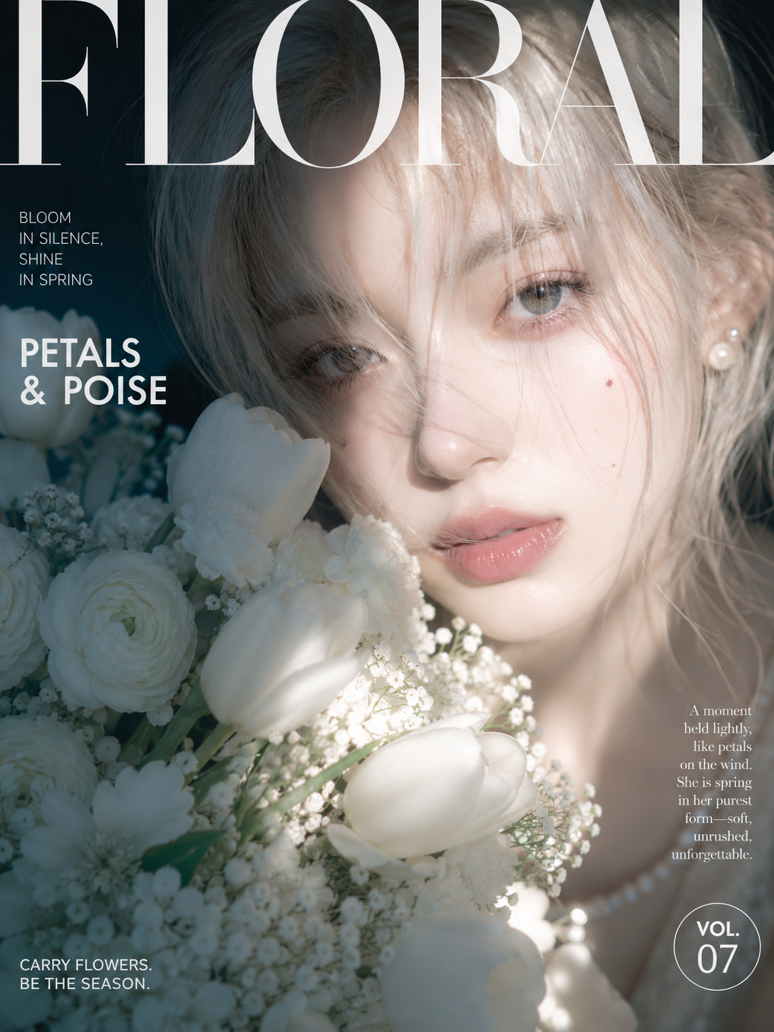 Build an intimate fashion magazine cover with the warmth of a private snapshot around any themed subject. Let the main…