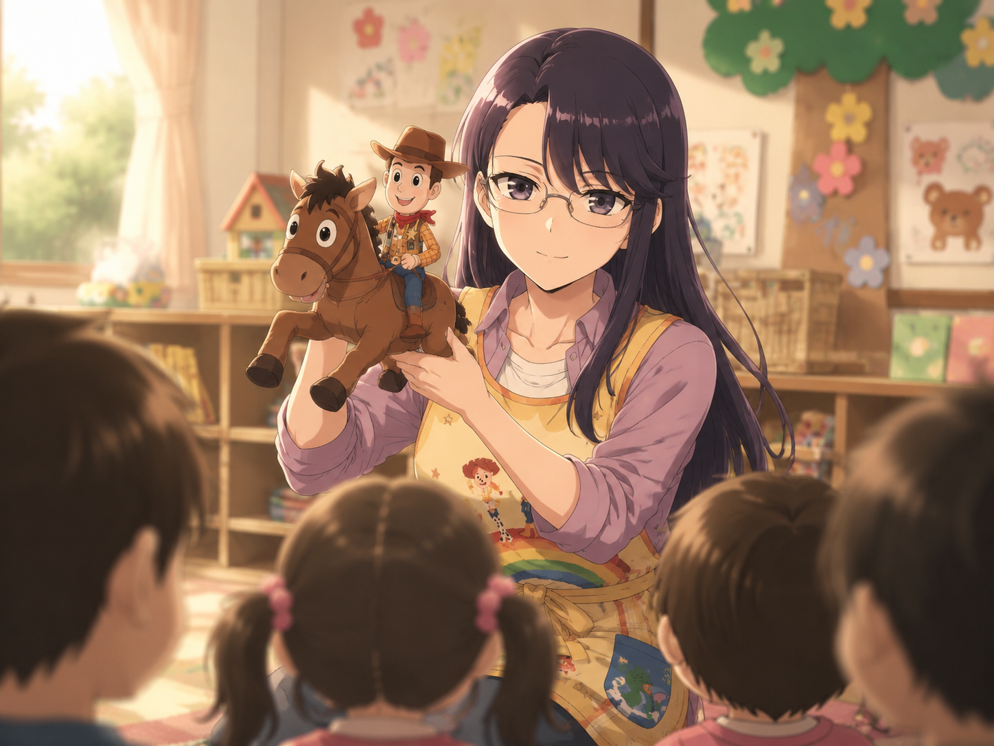 A beautiful 2D animation style (2D anime styl…