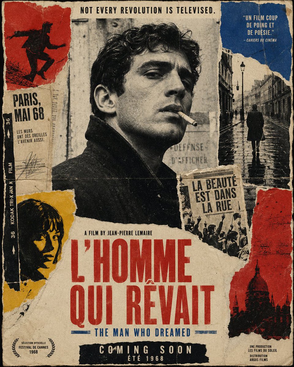 Portrait Film Poster Retro Street Melancholy