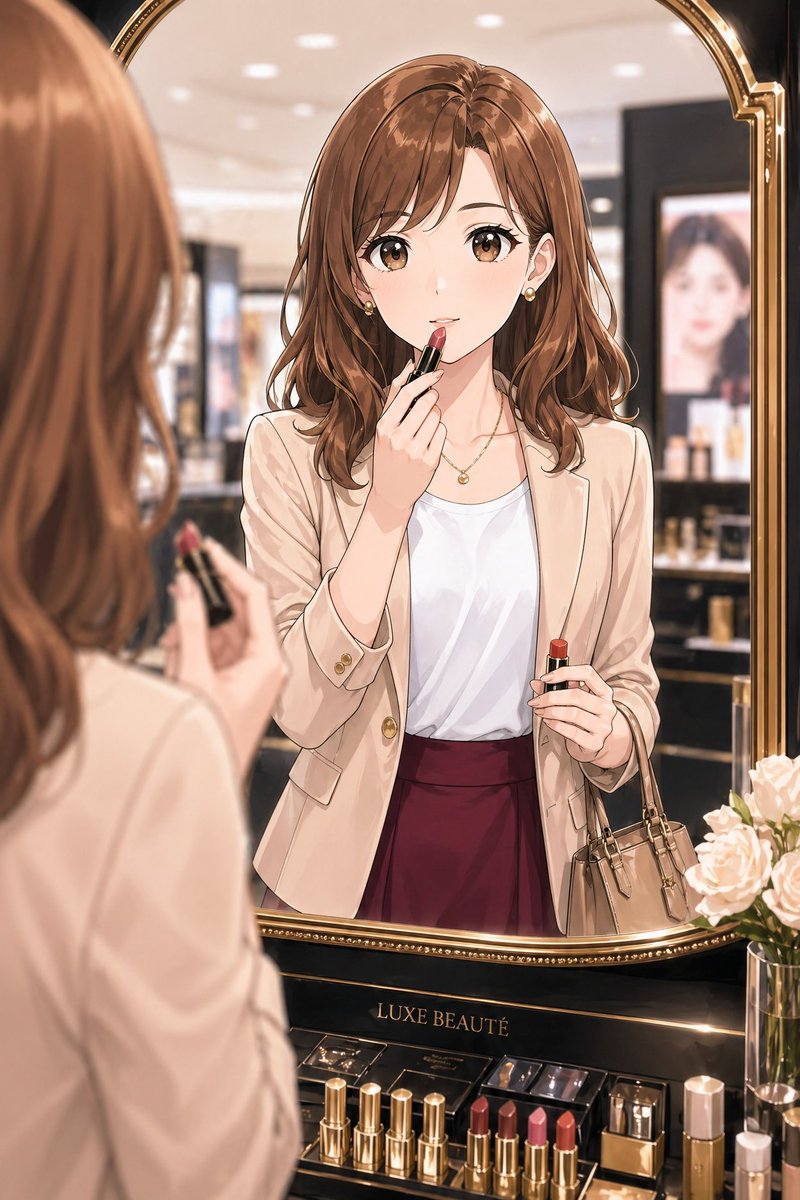 Female Anime Illustration Elegant