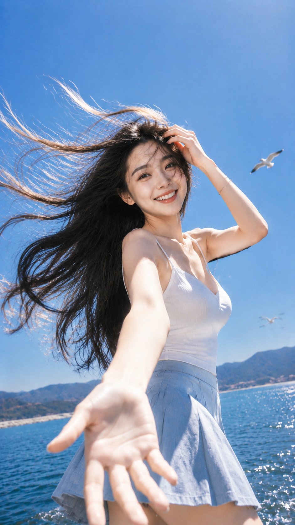 9:16 vertical photorealistic summer…